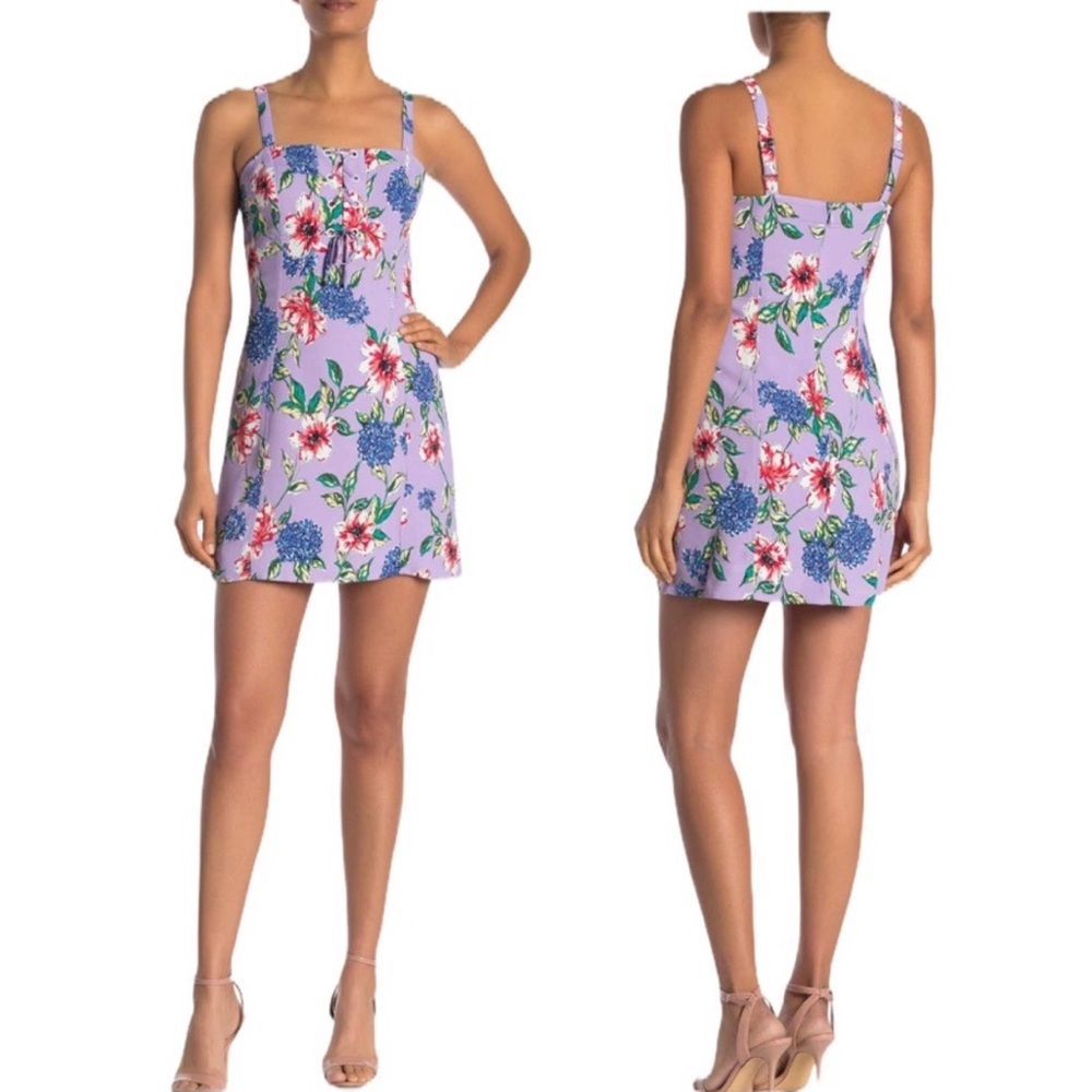 🤍New Nordstrom Parker Imogen Purple Floral Dress